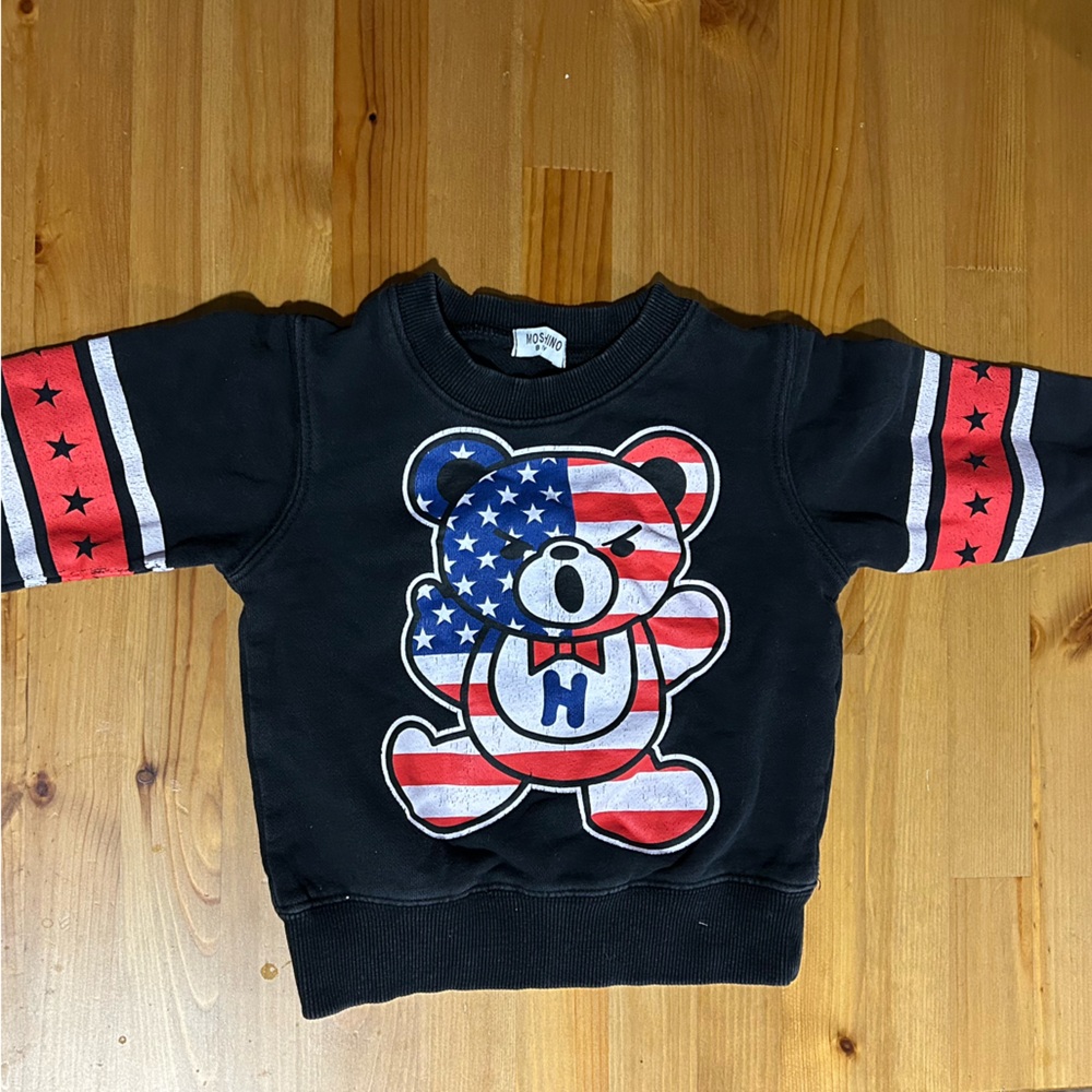 Moschino Baby Graphic Bear Sweater Shirt